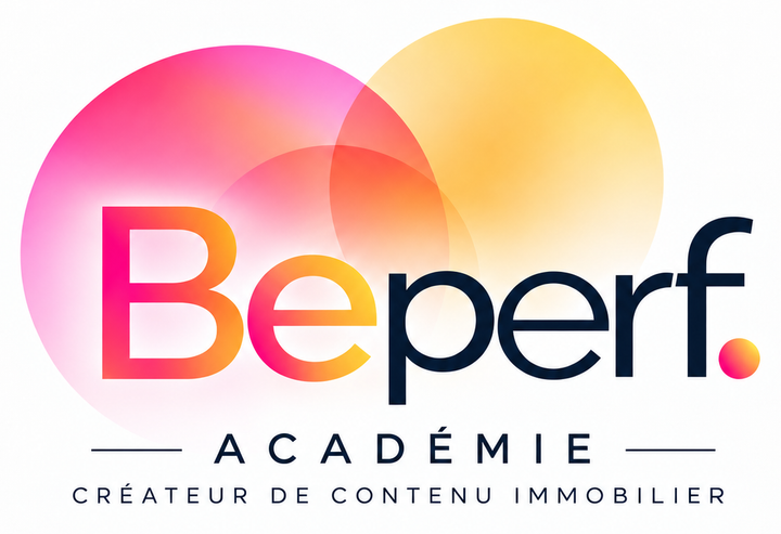 Logo officiel Beperf, créateur de contenu immobilier.